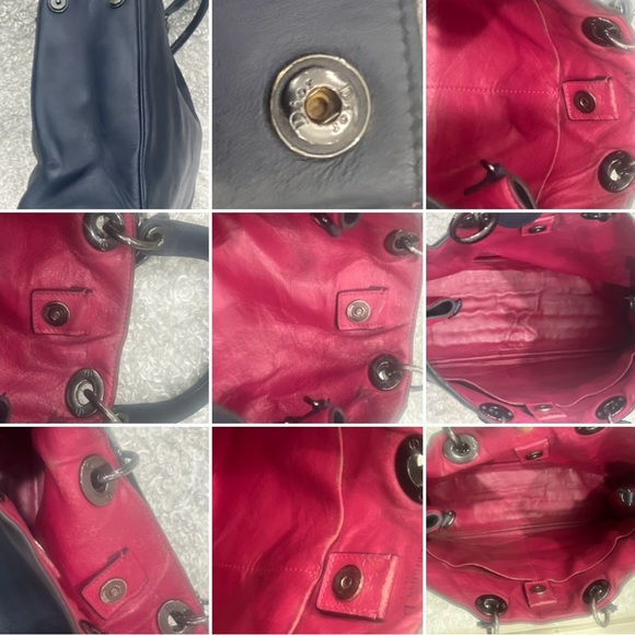 Dior Blue Leather Extra Large Diorissimo Shopper Tote - Picture 10 of 16